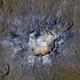 Imagen: Cráter Haulani. vía: NASA/JPL.